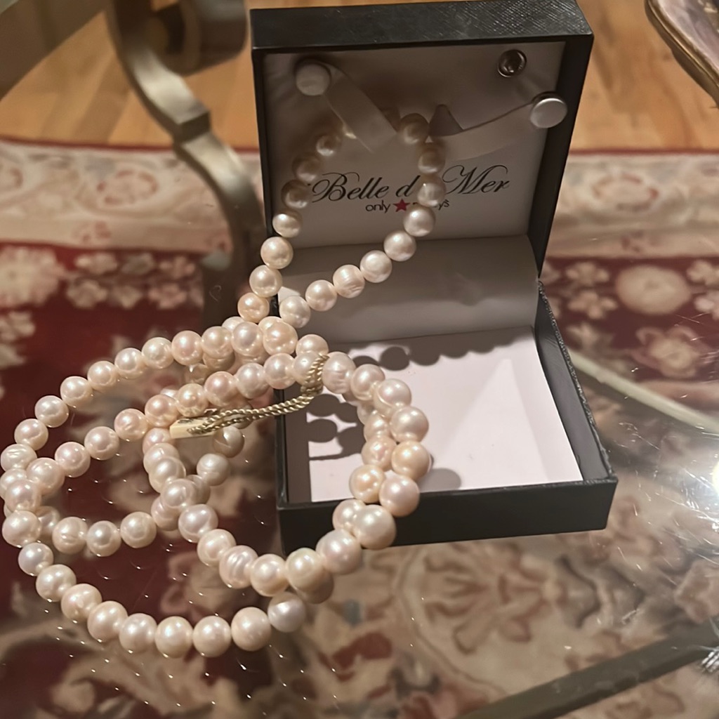 Belle De Mer Cultured Pearl Necklace 190$